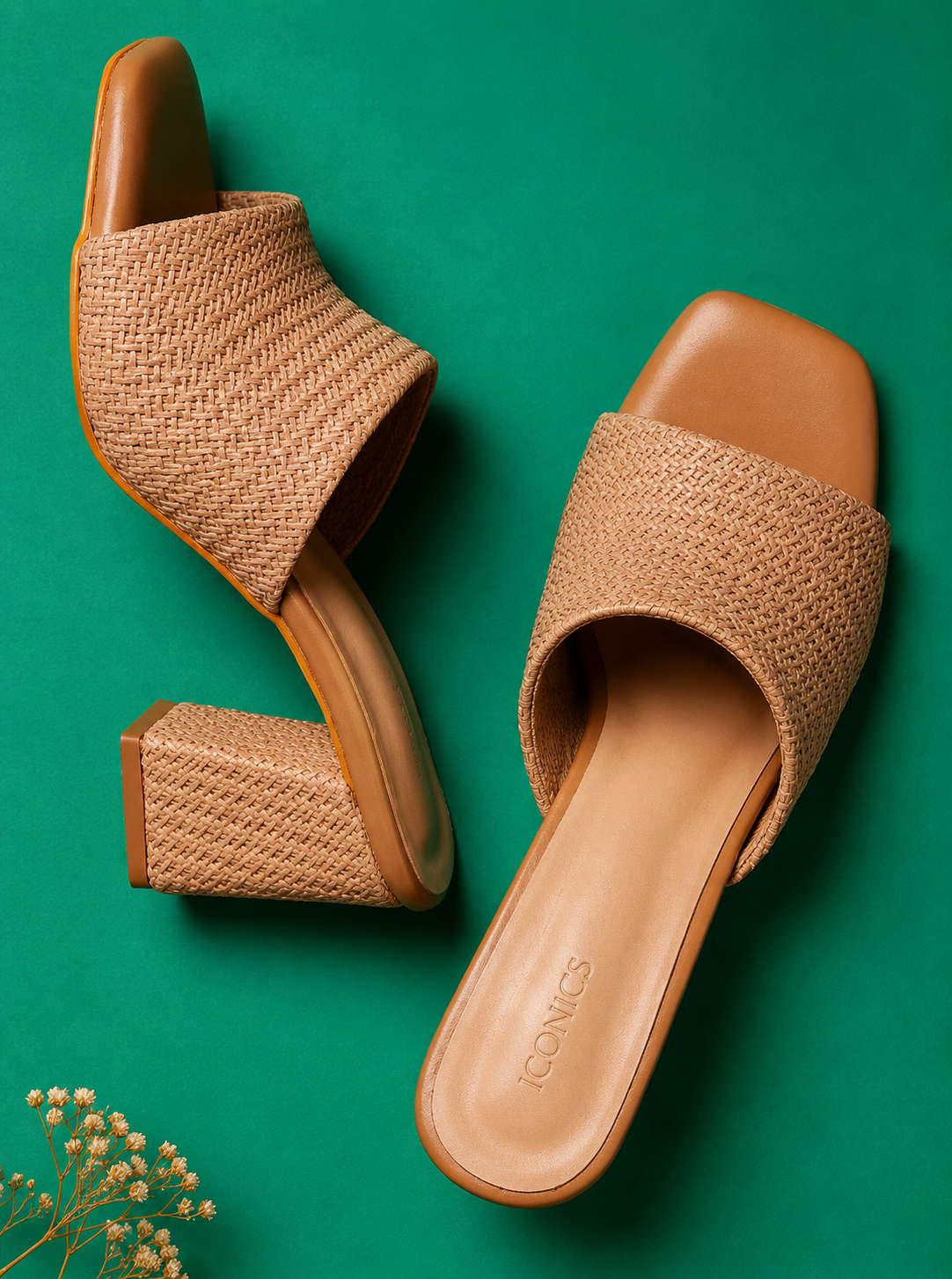 Women Brown Block Heels