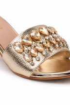 Women Embellished Open Toe Party Block Heels