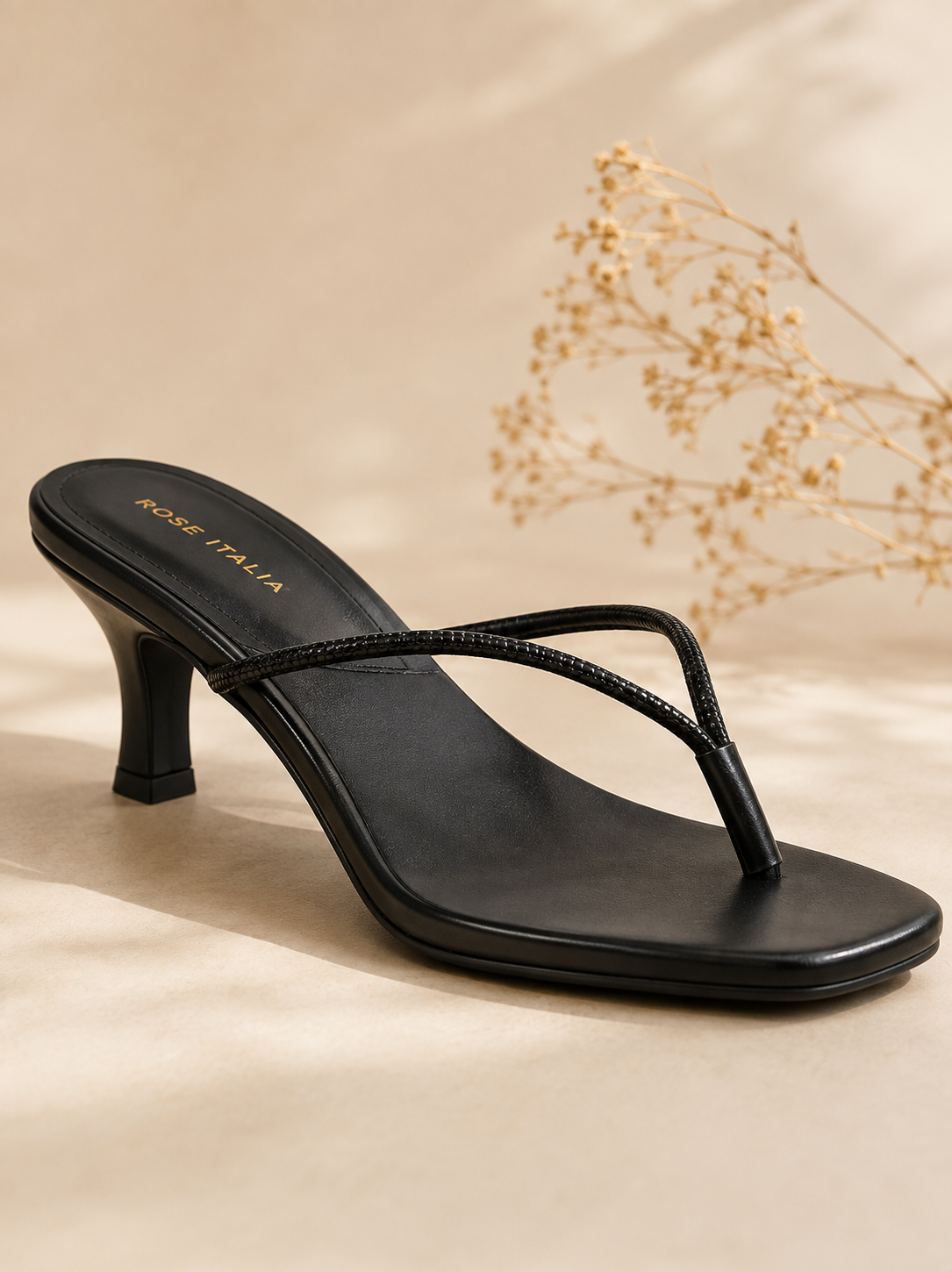 Women Kitten Heel Sandals