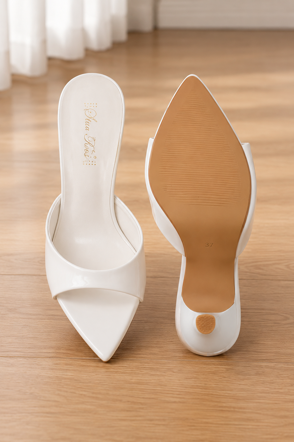 Slim Heeled Mules
