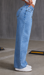 Women Jean Baggy High-Rise Stretchable Jeans