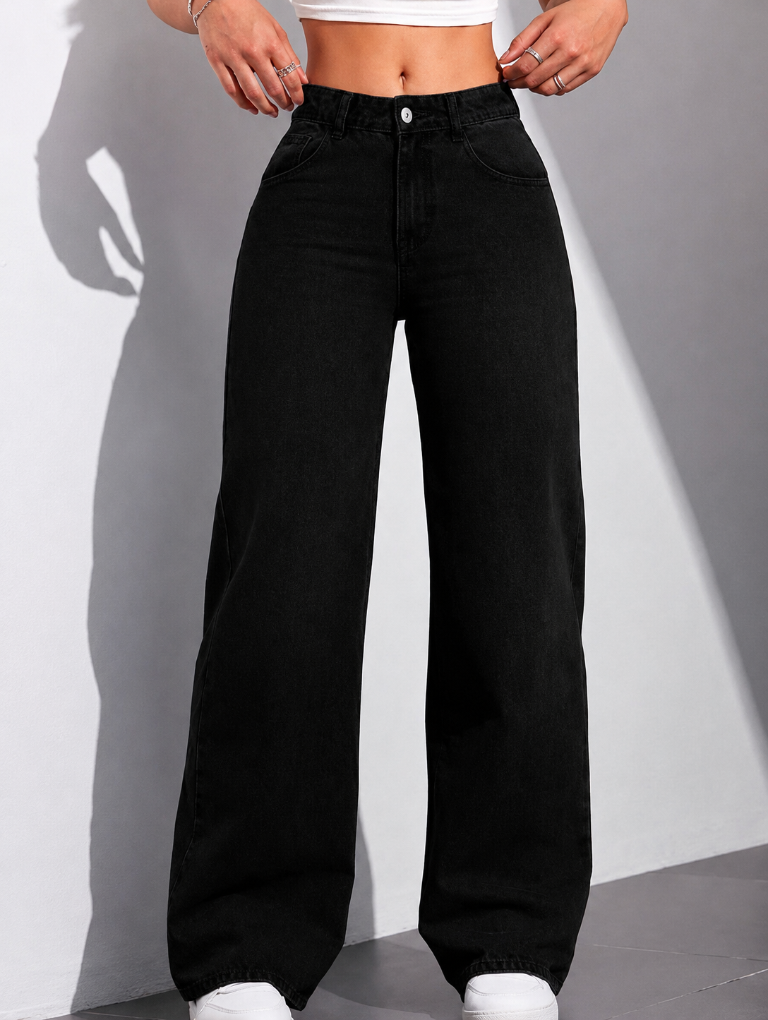 Women Jean Straight Fit High-Rise Stretchable Jeans