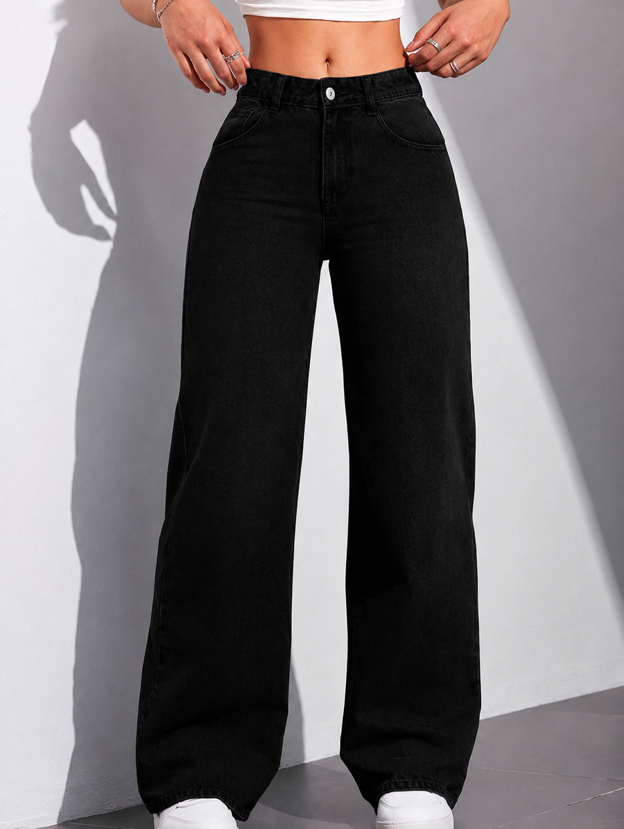 Women Jean Straight Fit High-Rise Stretchable Jeans