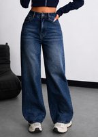 Women High-Rise Baggy Fit Jeans