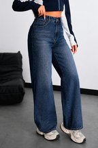 Women High-Rise Baggy Fit Jeans