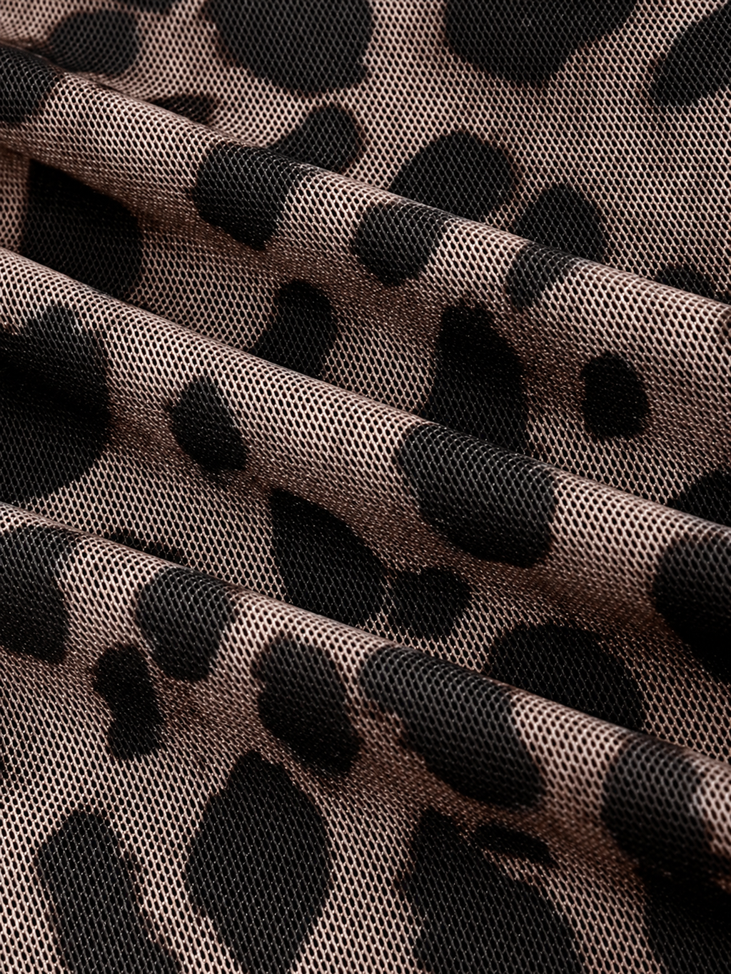 Leopard Print Ruched Maxi Skirt
