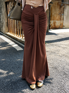 Gathered Mermaid Skirt