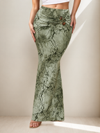 Twist A-Line Skirt