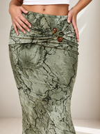 Twist A-Line Skirt