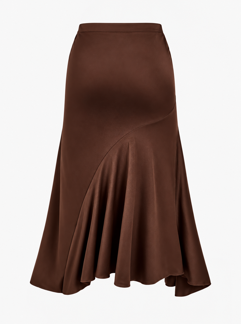 Plus Size Pleated A-Line Skirt