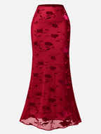 Jacquard Mermaid Skirt