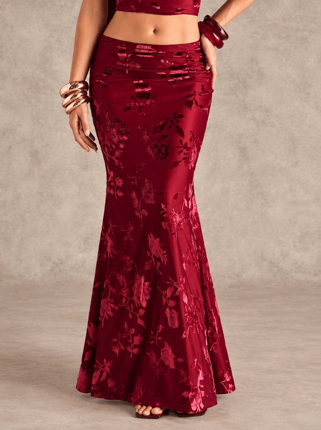 Jacquard Mermaid Skirt