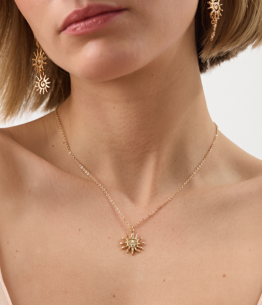 Gold-toned Handcrafted Necklace