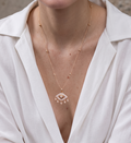 Brass Rose Gold-Plated Necklace