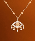 Brass Rose Gold-Plated Necklace