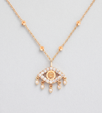 Brass Rose Gold-Plated Necklace