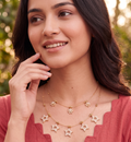 Brass Gold-Plated Layered Necklace