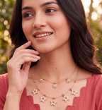 Brass Gold-Plated Layered Necklace