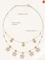 Brass Gold-Plated Layered Necklace