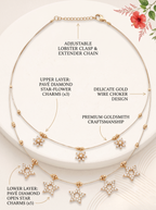 Brass Gold-Plated Layered Necklace