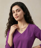 Brass Gold-Plated Choker Necklace