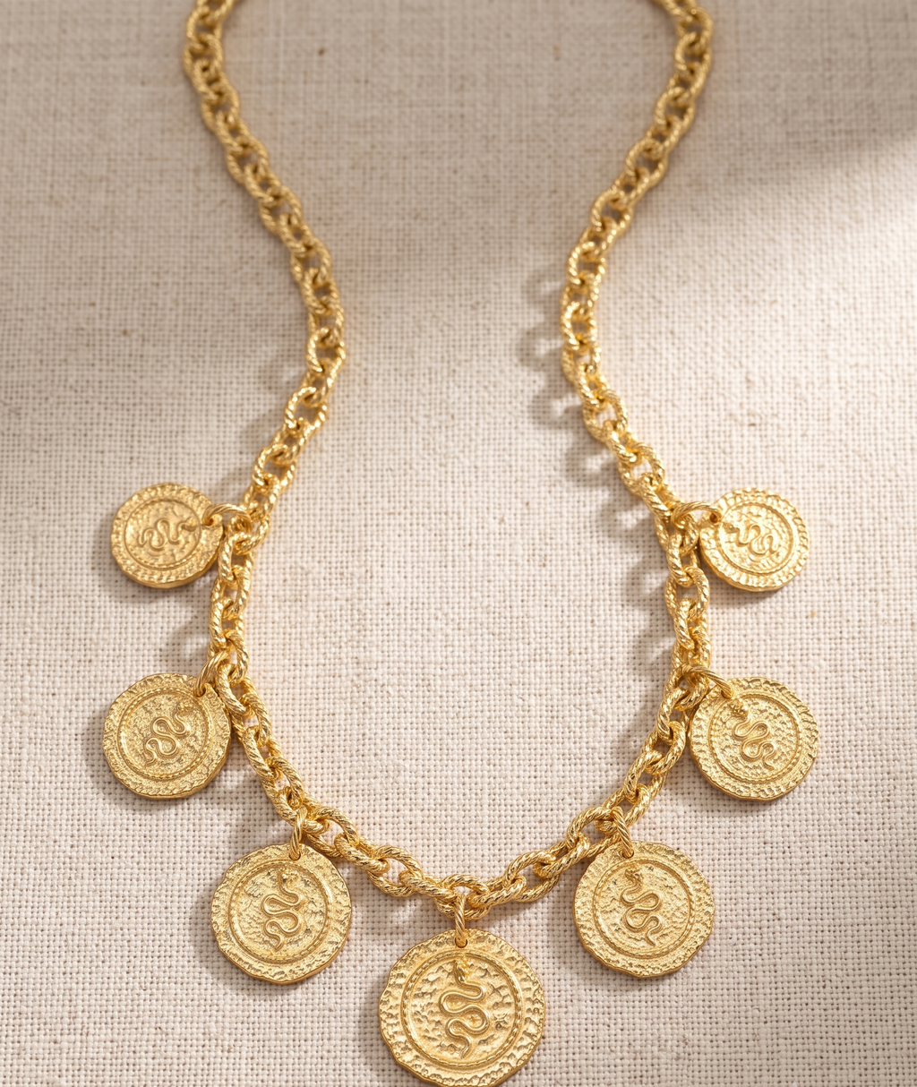 Gold-Plated Antique Necklace