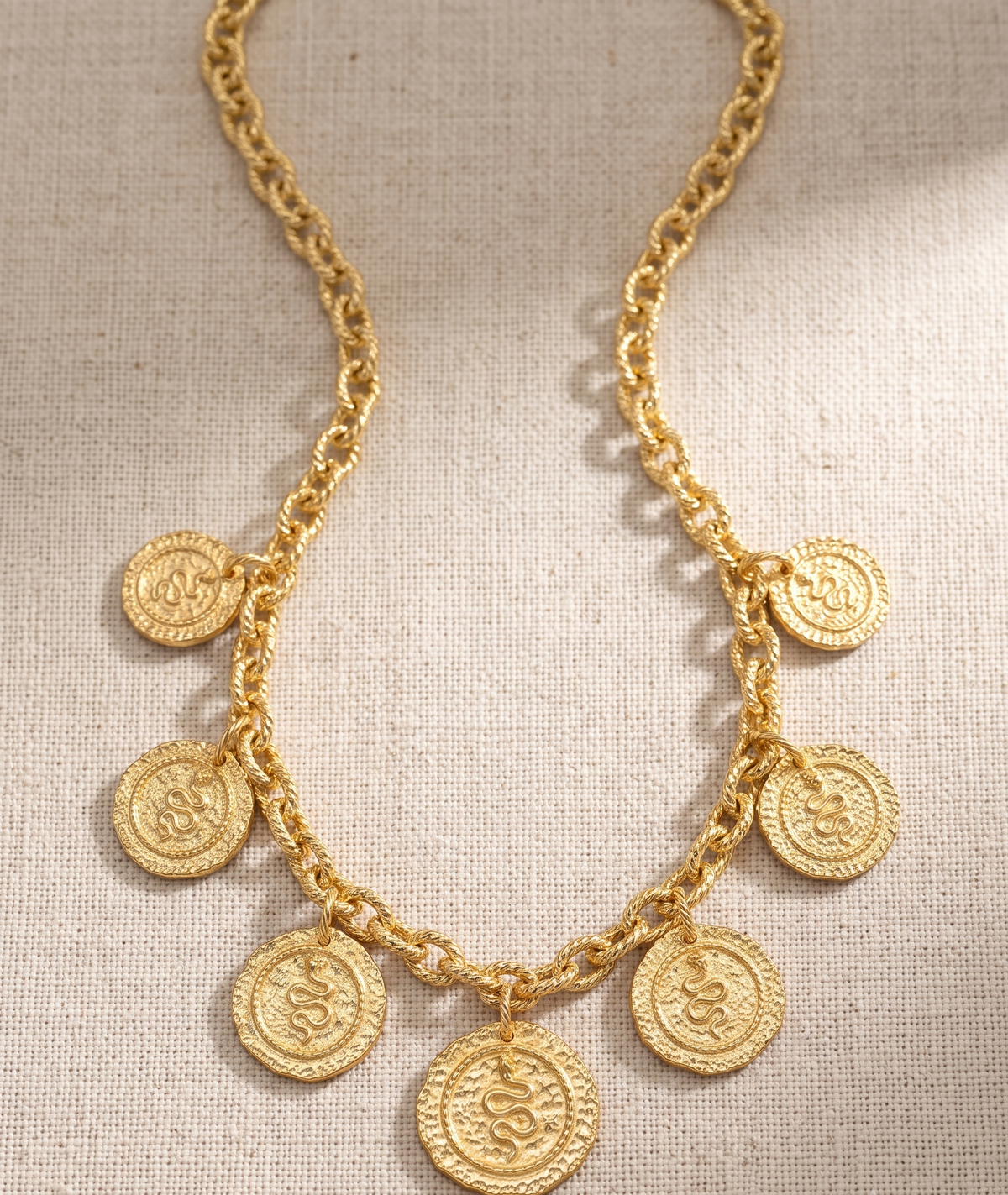 Gold-Plated Antique Necklace