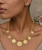 Gold-Plated Antique Necklace