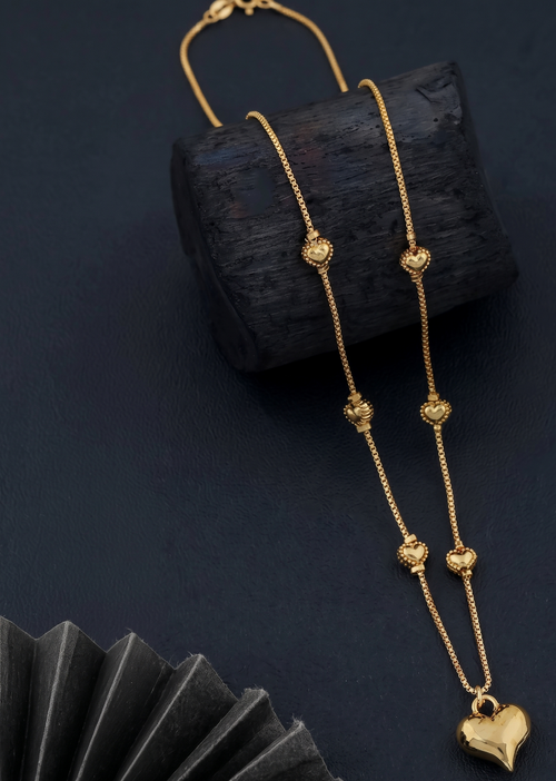 Brass Gold-Plated Necklace