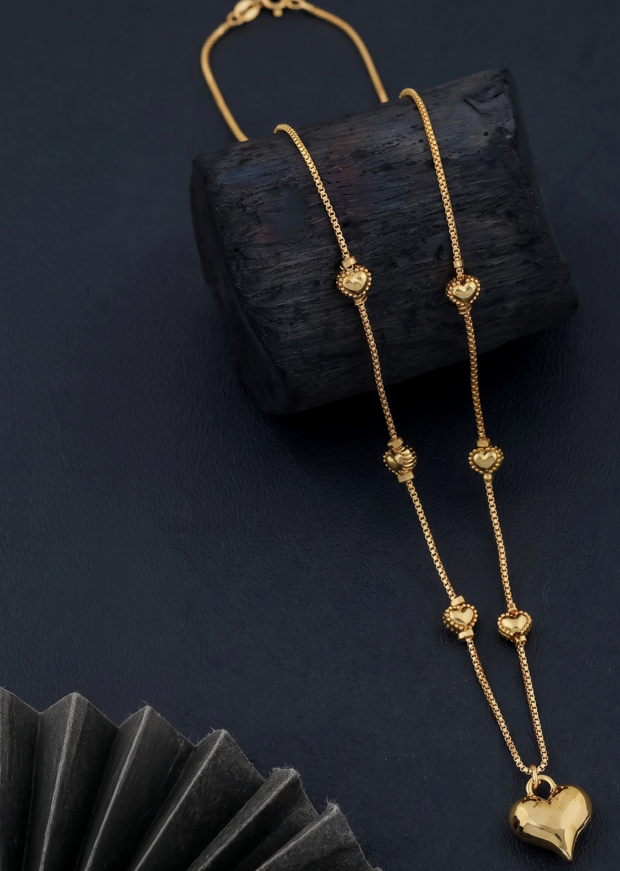 Brass Gold-Plated Necklace