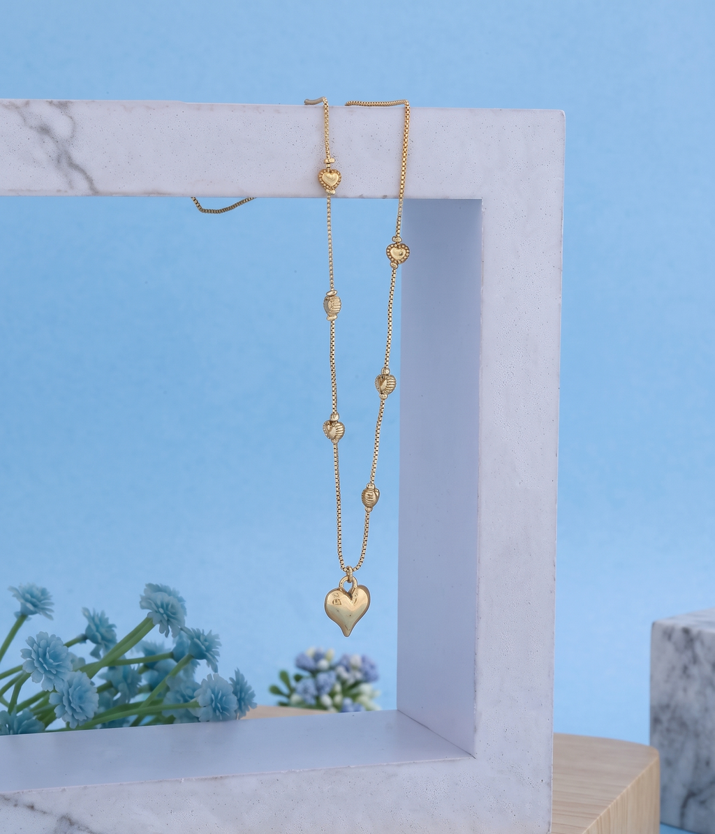 Brass Gold-Plated Necklace