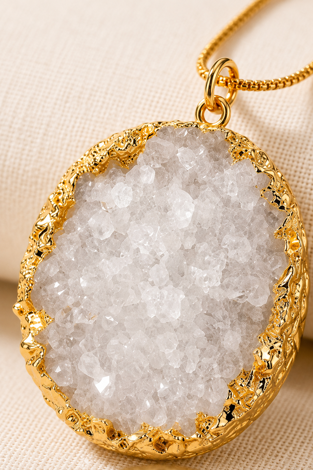 Brass Gold-Plated Necklace