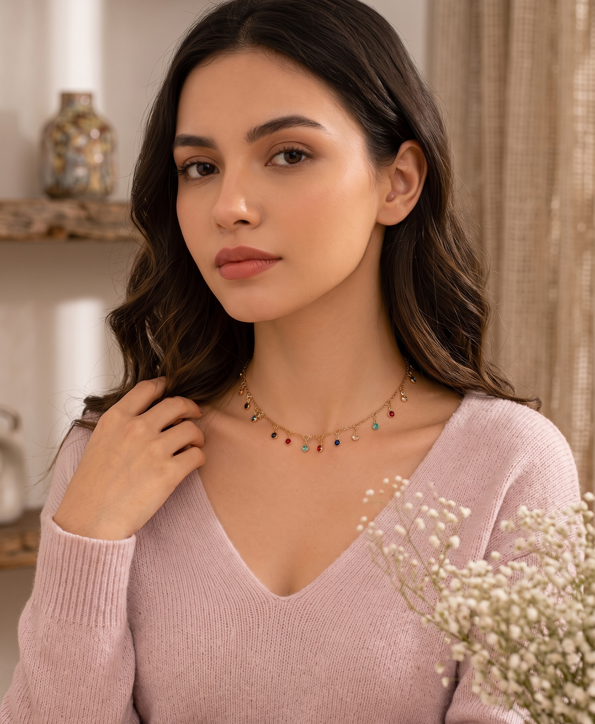 Gold-Plated Handcrafted Necklace