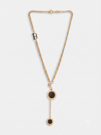Gold-toned link chains necklace