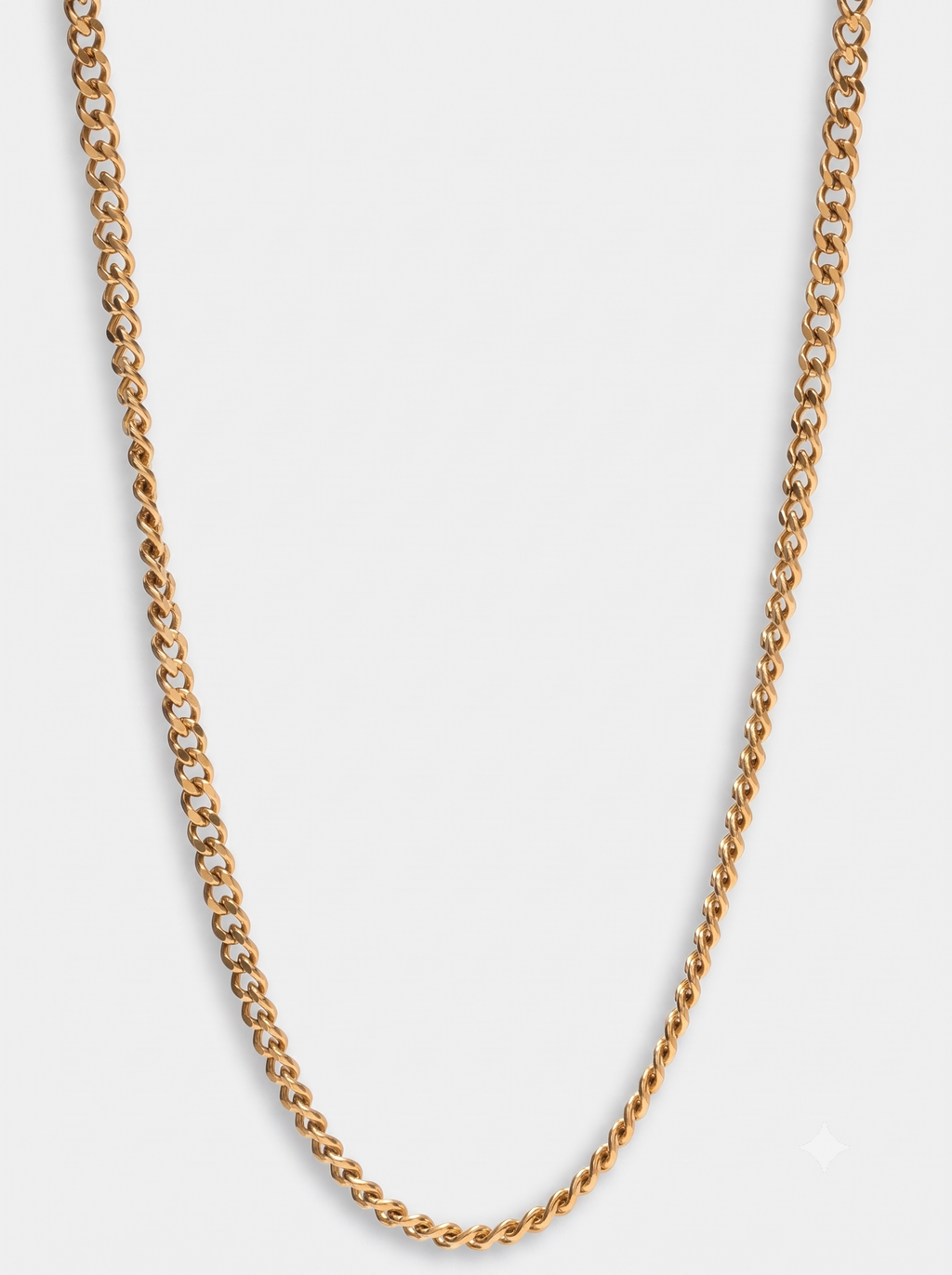Gold-toned link chains necklace
