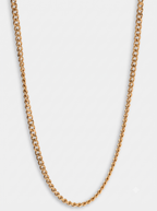 Gold-toned link chains necklace