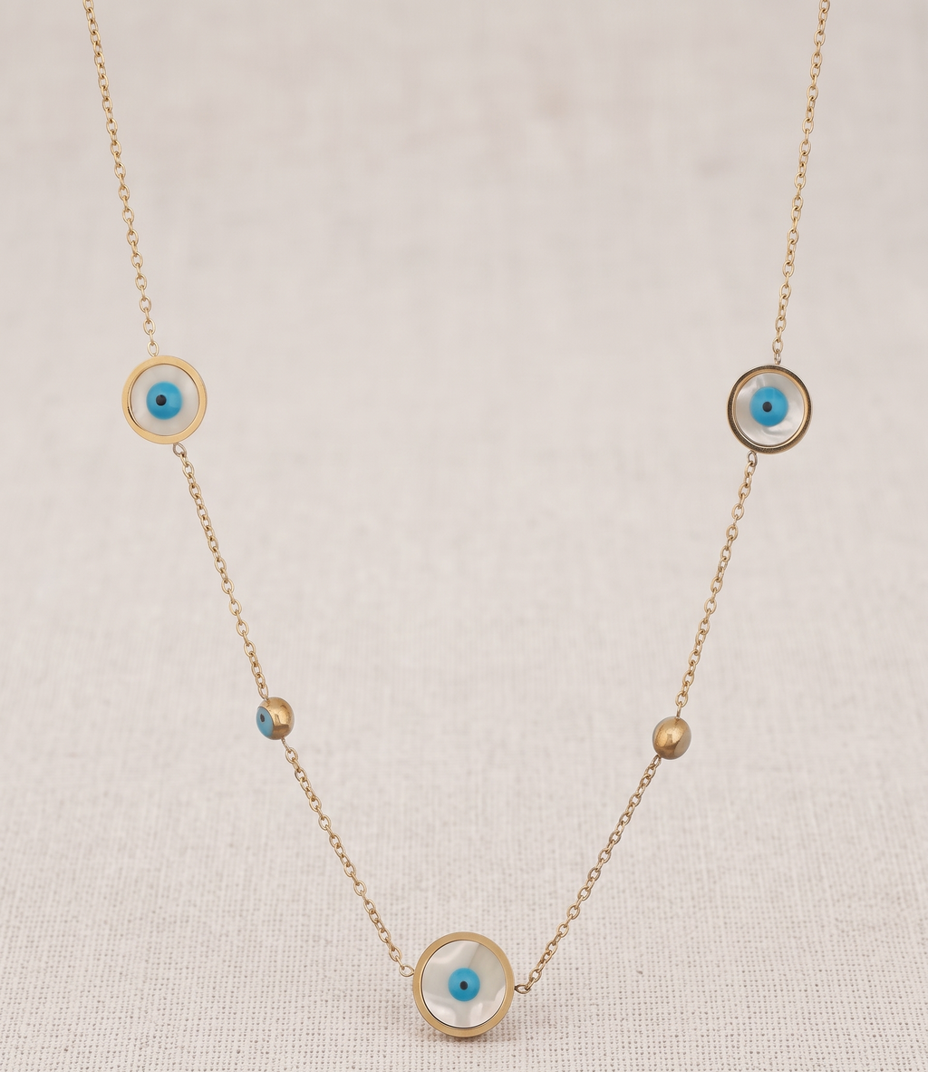 Gold-Plated Cubic Zirconia Necklace