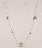 Gold-Plated Cubic Zirconia Necklace
