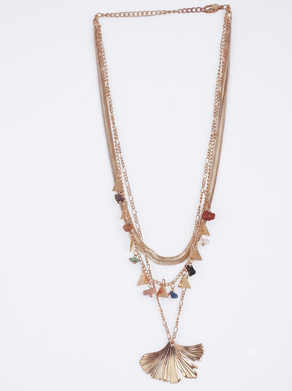 Gold-Plated Layered Necklace