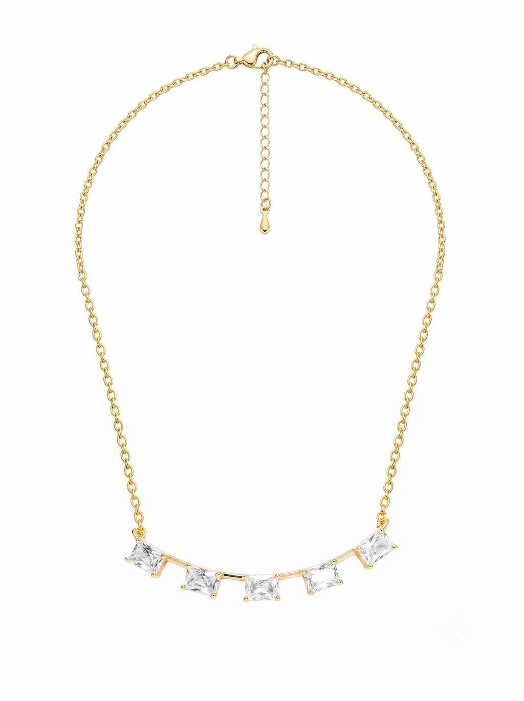 Brass Gold-Plated Necklace