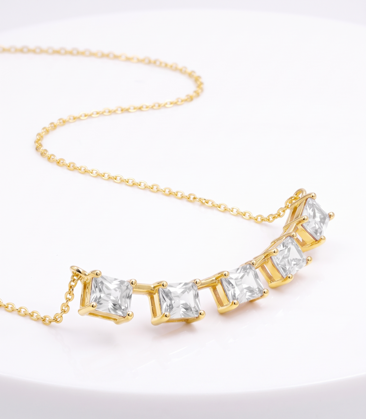 Brass Gold-Plated Necklace