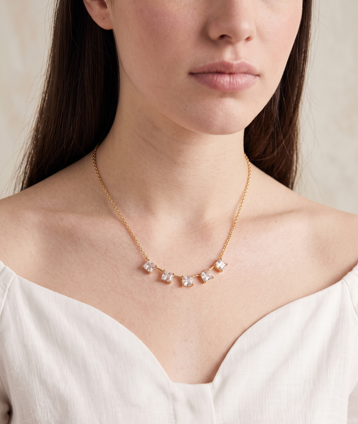 Brass Gold-Plated Necklace