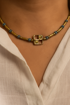Brass Bohemian Necklace