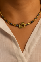 Brass Bohemian Necklace