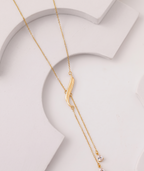 Flow Tide Cascade Curve Y Necklace