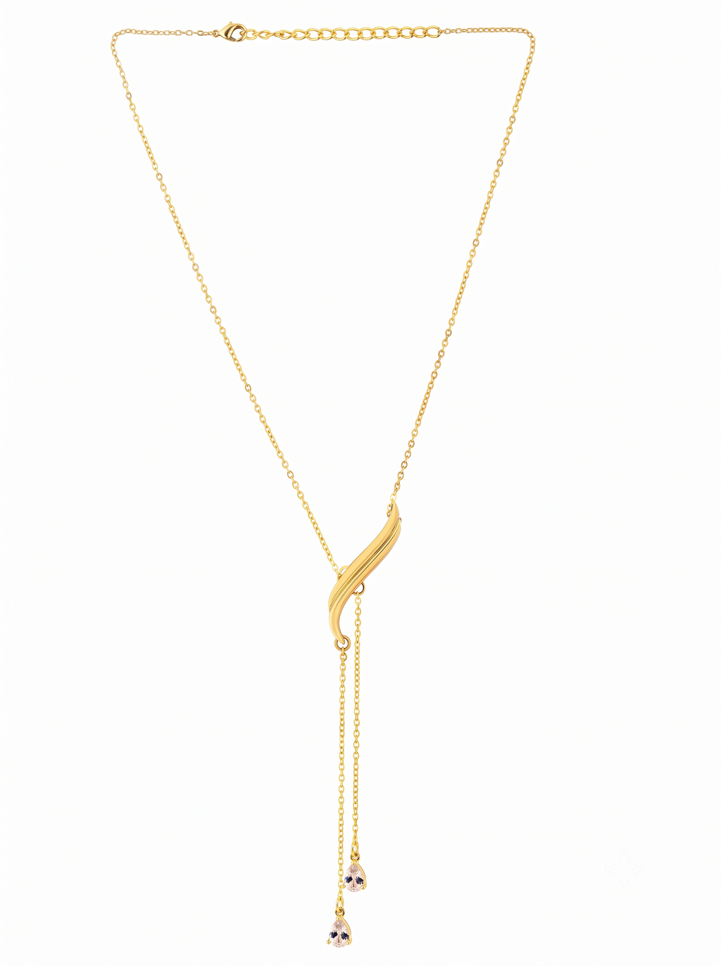 Flow Tide Cascade Curve Y Necklace