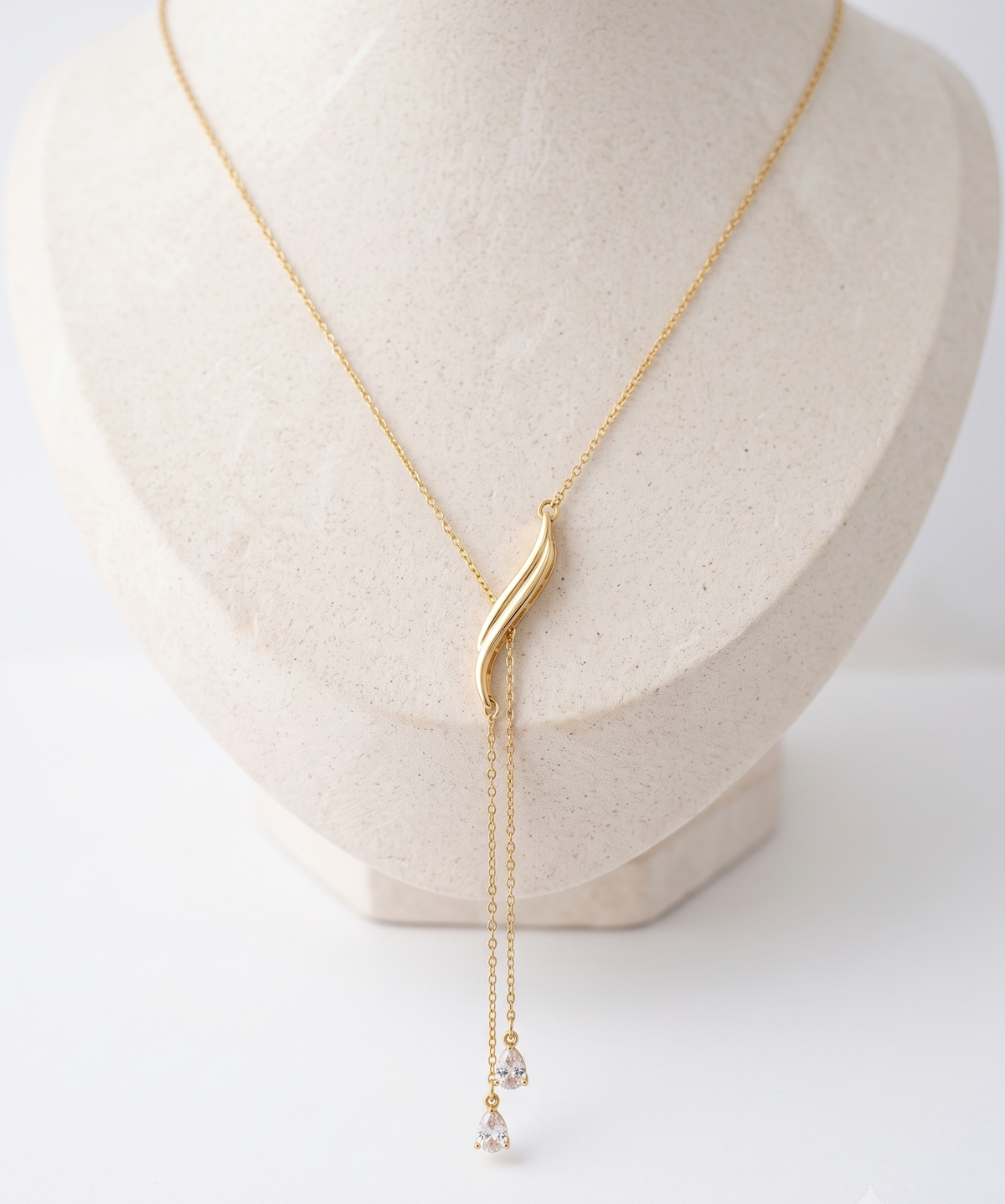 Flow Tide Cascade Curve Y Necklace