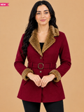 Spread Collar Parka Coats