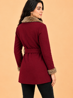 Spread Collar Parka Coats