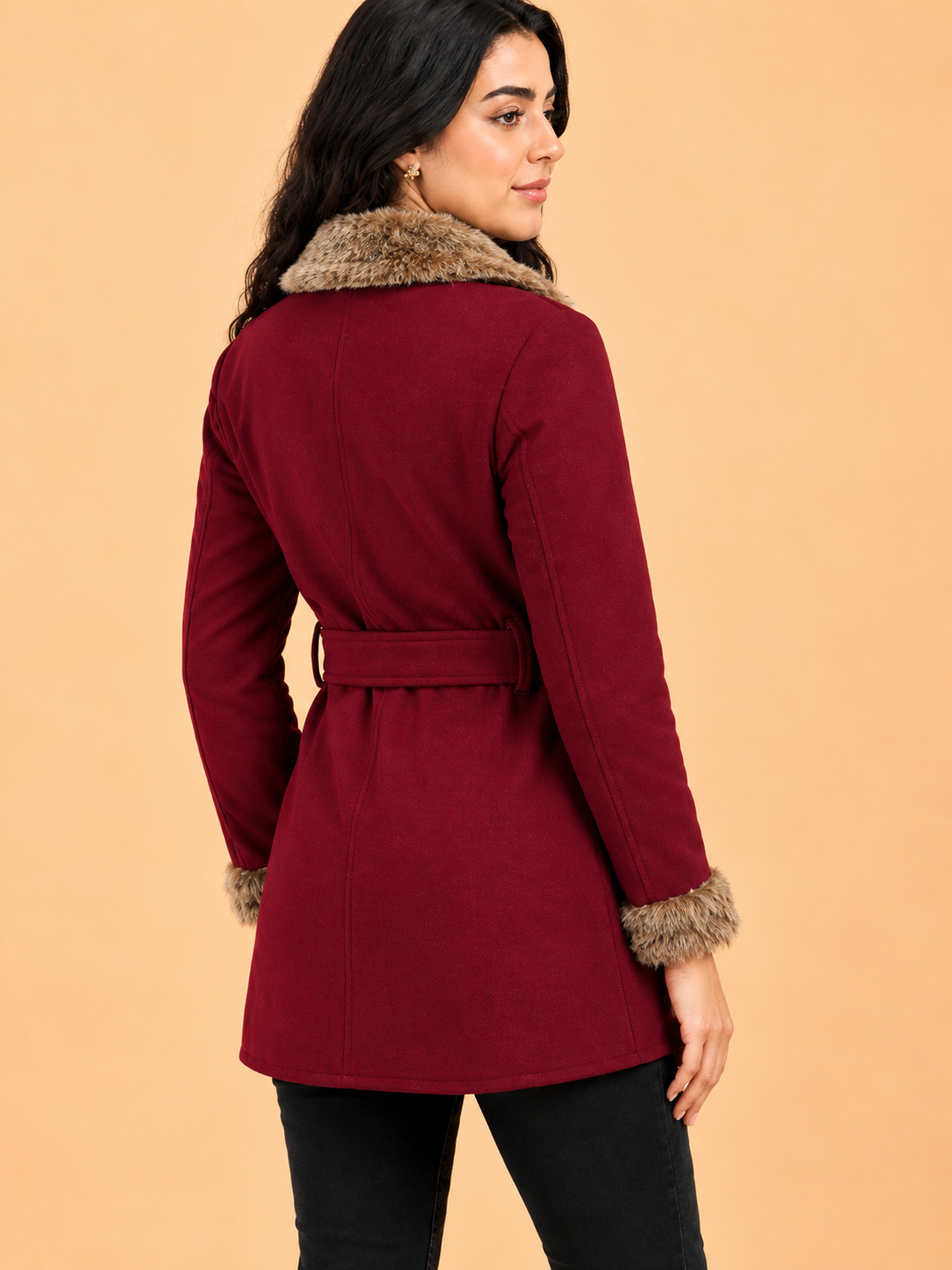 Spread Collar Parka Coats